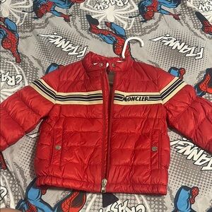 Moncler Kids Red Puffer Jacket